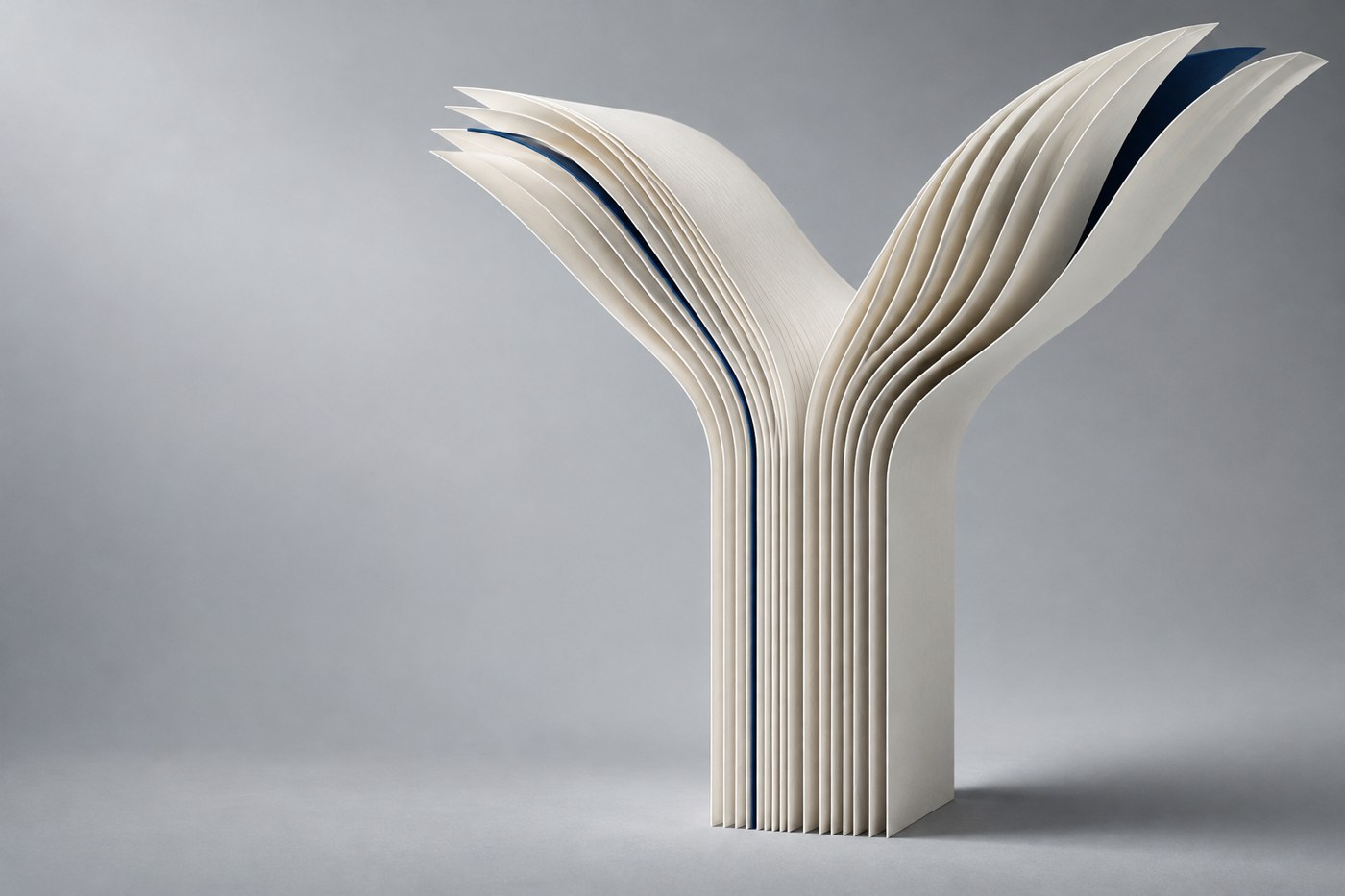 YUNEA layered paper sculpture concept